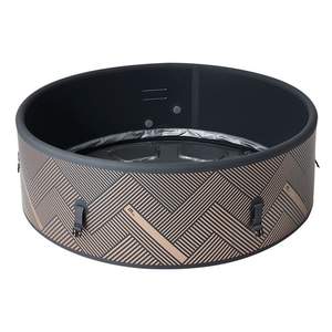 Naiya Bain à remous rond de grande taille Vente en gros Intérieur portable Massage à bulles d'air Spa paresseux Bain à remous <span class=keywords><strong>gonflable</strong></span> extérieur pour 2 4 6 personnes - Product Image 3