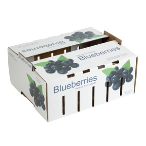 Frutas Manzanas <span class=keywords><strong>Naranjas</strong></span> Arándano Cereza Aguacate Embalaje Caja de cartón 1000 Cajas de arándanos por 5 libras 10 libras - Product Image 4