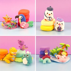 Plastilina No Tóxica para Niños, 24, 36, 48 Colores, Arcilla Polimérica de Secado al Aire, Súper Ligera, Educativa, para Jugar - Product Image 4