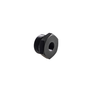 Aluminum Intake Heater Booster <b>Plug</b> Sensor Threaded Adapter 2.5cm Diameter 1.7cm Length Black for Toyota FAW JP <b>Replacement</b> - Product Image 4