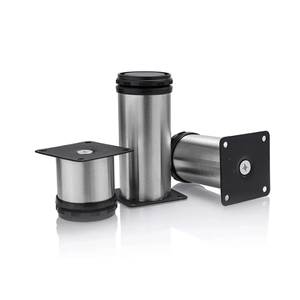 ขาเฟอร์นิเจอร์รูปตัว T ปรับได้ขนาด 50-350 มม. ทำจากเหล็กแข็งแรงทนทาน 1 ชิ้น สำหรับตู้/โต๊ะ/โซฟา ขาโลหะสำหรับเปลี่ยนเฟอร์นิเจอร์ - Product Image 4