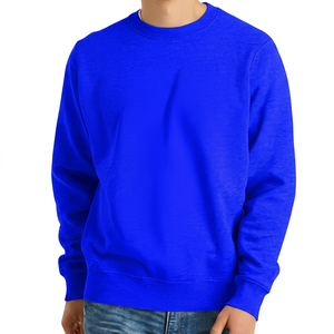 เสื้อคอกลมผู้ชายคุณภาพสูงขายส่ง สำหรับฤดูหนาว เป็นมิตรต่อสิ่งแวดล้อม ระบายอากาศได้ดี กันยับ ซักแล้ว ผ้าโพลีเอสเตอร์/คอตตอน ทรงปกติ รับผลิตตามแบบ - Product Image 2