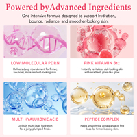 Sérum Coréen Anti-âge ATOANY à Marque Blanche OEM, Peptides PDRN et Vitamines, Hydratant Lissant pour l'Élasticité de la Peau du Visage
