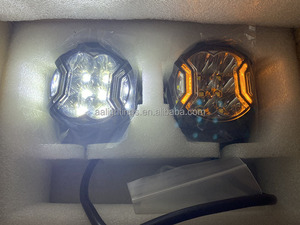 Feux antibrouillard LED 2025 3 pouces 50W blanc ambre avec DRL 12V 24V, projecteur étanche, éclairage <span class=keywords><strong>de</strong></span> conduite 4x4 LED - Product Image 6