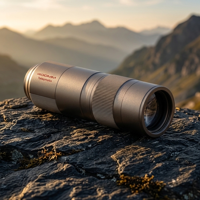400mm Clip on Phone Camera Telescope Lens HD Optical Glass Nano-Coating 17mm Thread Zoom Telephoto Lens for Samsung SmartPhone