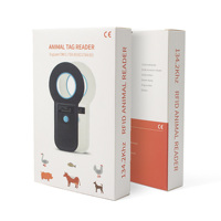 Lector de Microchip RFID para Perros y Gatos, Escáner de Identificación de Animales Perdidos, 134,2 kHz, 125kHz, 15 Dígitos, Registro de Chip de Animales