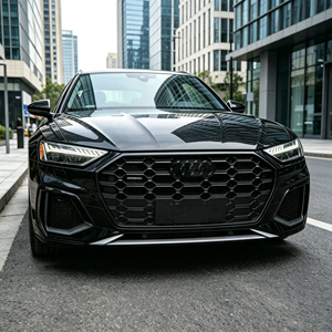 Ensemble complet de pare-chocs avant pour <span class=keywords><strong>Audi</strong></span> <span class=keywords><strong>Q5</strong></span> Q5L 2023 avec capteurs de stationnement, calandre en maille noir brillant et ensemble complet de calandre avant - Product Image 2