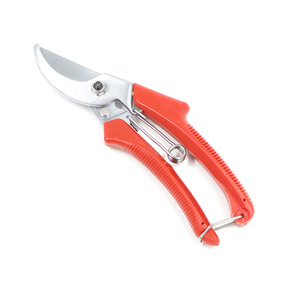 Basil Fruit Tree Pruning Shears Carbon Steel Red 120mm Butterfly Structure Manual Trimming Diameter 20-30mm - Product Image 2