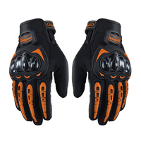 Furygan AFS 6 Gants de course à cinq doigts pour hommes en cuir de fibre de carbone Moto Bicyclette Moto Gants d'équitation pour la moto