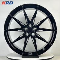 Rines Monobloque Forjados 20x9 5x120 ET38 72.6mm, Acabado Negro Mate, Servicio Personalizado de PCD y ET para Ruedas de Aleación de Automóviles de Pasajeros