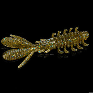 LUTAC Leurre souple pour <span class=keywords><strong>crevettes</strong></span> Leurre flottant lumineux en TPE attractif pour la pêche au poisson pailleté 62mm/1.8g Multi-antenne Add Flakes Fishy - Product Image 6