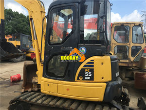 Excavatrice sur chenilles Komatsu PC55 MR d'occasion à forte puissance de creusement / Excavatrice Komatsu PC55MR d'occasion avec cabine - Product Image 3