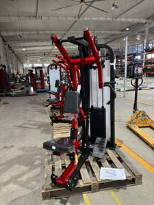 Rameur vertical, machine d'entraînement musculaire à poids chargés par aiguilles, équipement de gym professionnel à bas prix. - Product Image 5