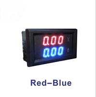 YWS28VA Meteran Ganda Digital Hanya Layar LED 0.28" Pengukur Tegangan Arus Akurasi 1% 0-600V DC14-100V 10-100A -10~50