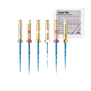 CE ISO Handleiding Klasse II Tandheelkundig Materiaal Flexibel Memory Niti Wortelkanaalbehandeling 21mm 25mm 31mm Blauwe <span class=keywords><strong>Endo</strong></span> Rotatievijlen - Product Image 2