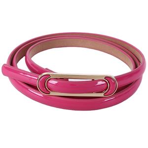 WDD99-cinturones de cuero sintético para mujer, cinturones femeninos de <span class=keywords><strong>charol</strong></span> finos a la moda, casuales para decoración de vestidos - Product Image 1