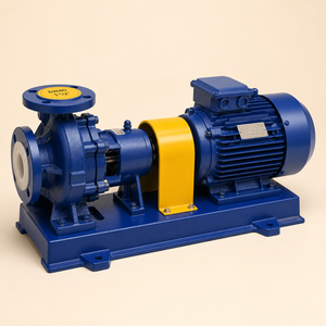 Pompe chimique à revêtement fluoré série FSB, pièces mouillées en PFA, 4 kW, pour l'<span class=keywords><strong>acide</strong></span> sulfurique <span class=keywords><strong>H2SO4</strong></span>, processus d'électrodéposition et de décapage - Product Image 1