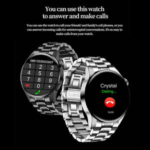 Jam Tangan Pintar Pria LIGE BW0256 Tahan Air Pelacak Kebugaran Olahraga Penjawab Panggilan Jam Alarm Monitor Detak Jantung Kompatibel Android IOS - Product Image 1