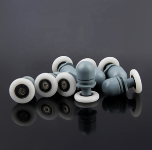 8 teile/satz einzelne Schiebe dusch tür Exzenter räder Kunststoff-Rollen gehäuse Ersatzteile Badezimmer rollen Einzel dusch tür - Product Image 6