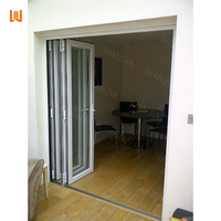Porte-fenêtre élégante Porte pliante en PVC à isolation thermique résistante aux intempéries