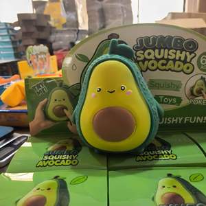 Jouet Squishy Géant Avocat Mignon, Doux et à Remontée Lente, Anti-Stress, Jouet Sensoriel Kawaii pour Enfants, Cadeau et Faveur de Fête - Product Image 2