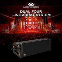 Système de sonorisation Line Array professionnel Mini LA04P 240W de puissance de crête, grille en acier, haut-parleur PA pour spectacle en direct en intérieur