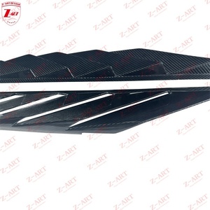 Z-ART 458 bocchette del lunotto in fibra di carbonio a secco per Ferrari 458 prereg bocchette posteriori in fibra di carbonio per F458 2011-2015 - Product Image 3