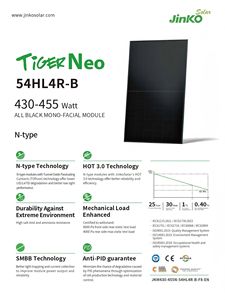 Stok Gudang LA Tier 1 untuk Panel Surya Tiger Neo 440 585Watt Bifacial Monocrystalline Efisiensi 22,02% Garansi 25 Tahun - Product Image 4