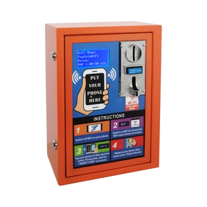 ตู้จำหน่ายสินค้าแบบหยอดเหรียญ 2-in-1 ป้องกันการงัดแงะ รองรับ WiFi/ชาร์จไฟ สำหรับขายส่งในสหภาพยุโรป พร้อม SDK ระบบคลาวด์ NMS รองรับ 4G LTE - Product Image 1