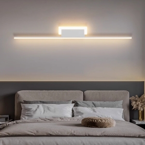 Semplice e moderna lampada da parete a LED italiano soggiorno TV sfondo camera da letto comodino decorazione interna illuminazione della parete illuminazione della parete - Product Image 5