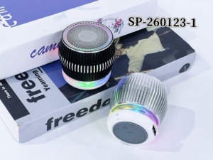 Mini Altavoz Bluetooth Inalámbrico RGB LED, Caja de Sonido Estéreo HiFi Portátil con Tarjeta TF, <span class=keywords><strong>Radio</strong></span> <span class=keywords><strong>FM</strong></span>, para Viajes al Aire Libre, Regalo para Fiestas - Product Image 4