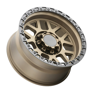 OVERLAND จานลึกลายตาข่ายสีดำด้านผ้าซาติน6-LUG off-road beadlock สำหรับ JEEP Wrangler Ford bronco Land Cruiser Prado - Product Image 5
