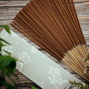 Bâtons d'encens à la cannelle faits à la main, écologiques, 40 cm, longue durée, aromathérapie naturelle, yoga, méditation, spirituel - Product Image 1