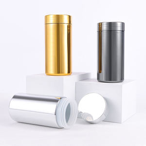 Botella de Plástico Electrochapada de 300ml para Alimentos, Envase de PE de Grado Alimenticio para Té en Hojas, Cápsulas, Aceite de Pescado con Tapa de Rosca - Product Image 4