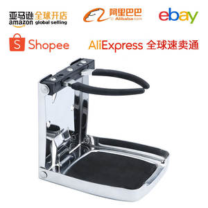 Extensor de Portavasos de Acero Inoxidable para Autocaravana/Camión/Automóvil con Soporte para Botella de Agua, Diseño de Bandeja Plegable para Uso en Barcos - Product Image 3