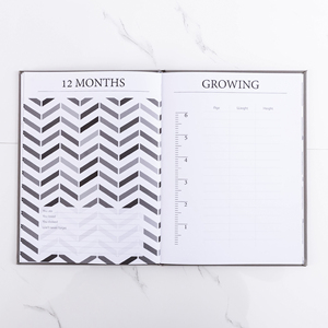 Taccuino di stampa personalizzato professionale libro per bambini copertina personalizzata libro di registrazione della crescita del bambino libro di memoria del bambino - Product Image 5