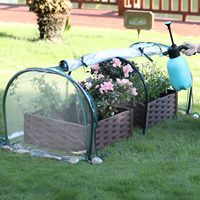 Serre de jardin potager et de fleurs portable de petite taille en forme de mini-tunnel pour la vente en gros