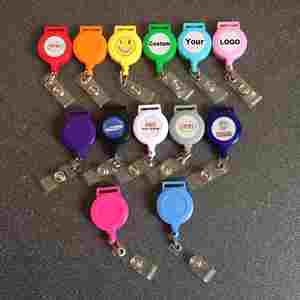 Custom Plastic Badge Holder Lanyard Cardholder Lanyard Badge Buckle for Card Case - Product Image 1