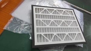 Filtro de Aire Plegado MERV 12 de 16x20x4 (3.63 TH) con Baja Resistencia al Flujo de Aire para Ácaros, Esporas, Polen, Pelo de Mascotas, Polvo Fino y Humo - Product Image 1