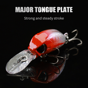LUSHAZER <span class=keywords><strong>Minnow</strong></span> Crank bait Floating 4g 52mm <span class=keywords><strong>Minnow</strong></span> Lure Angel köder für Bass Künstlicher Salzwasser <span class=keywords><strong>Hard</strong></span> Bait Bass Plastic Walker - Product Image 3