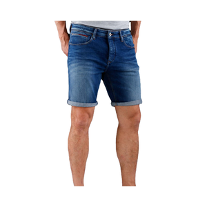 กางเกงยีนส์ขาสั้นผู้ชายแบบสั่งทำจากโรงงานผู้ผลิตโดยตรง 5 กระเป๋า ระบายอากาศได้ดี ซิปผ่าหน้า ผ้าทอเนื้อแน่น เหมาะสำหรับใส่ลำลอง เดินเล่น หรือทำกิจกรรมกลางแจ้ง - Product Image 1