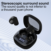 D01 Headset Gaming Headphone Keren Mekanis Headset Transparan Headset Nirkabel Luar Ruangan Olahraga Mini Portabel Pelajar