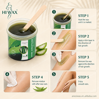 Pâte de cire douce naturelle parfumée à l'aloe vera 425g avec logo personnalisé pour l'épilation – Fournitures de beauté
