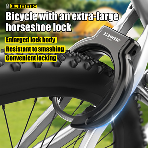 Verrou de cadre de vélo électrique tout-terrain ETOOK 2,8 pouces pour pneus larges avec fonction de verrouillage par anneau et prise intégrée - Product Image 6
