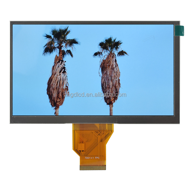 Industrial Grade 7inch LCD Module 800x480 TFT Panel 7 Inch 50 pin LCD Display With RGB Interface And Custom Touch Screen Options