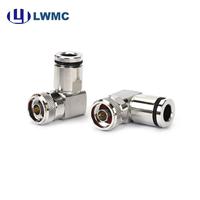 Connecteur mâle UHF LWMC à angle droit avec pince pour câble LMR300 et câble de 7 mm, VSWR 1.3 max