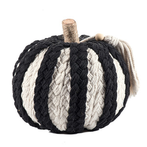 Adorno de Calabaza de Cuerda de Algodón Hecho a Mano, Decoraciones para Interiores, Festival de la Cosecha, Acción de Gracias, Halloween, Navidad, Adornos de Escritorio - Product Image 4