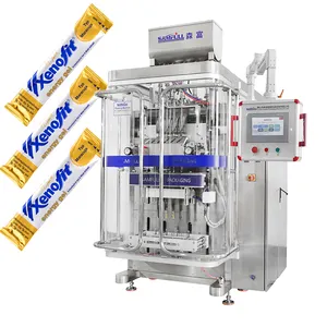 Automatic multilane liquid sachet fruit juice packing machine vertical stick pack sport energy gel packing machine