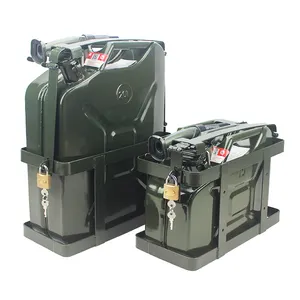 Kim loại Jerry Tank 5L/10L/20L Jerry Tank thép DIESEL bình nhiên liệu