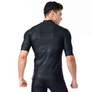 Sbart Surf Vêtements Rash Vest Rushguard Surf Shirt Rush Guard Protection Solaire Vêtements UPF 50 Rashguard Hommes Sharkskin Rash Guards - Product Image 5
